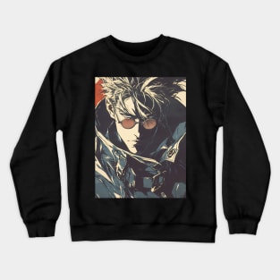 Legendary Gunslinger: Space Western Anime-Manga Adventure Crewneck Sweatshirt